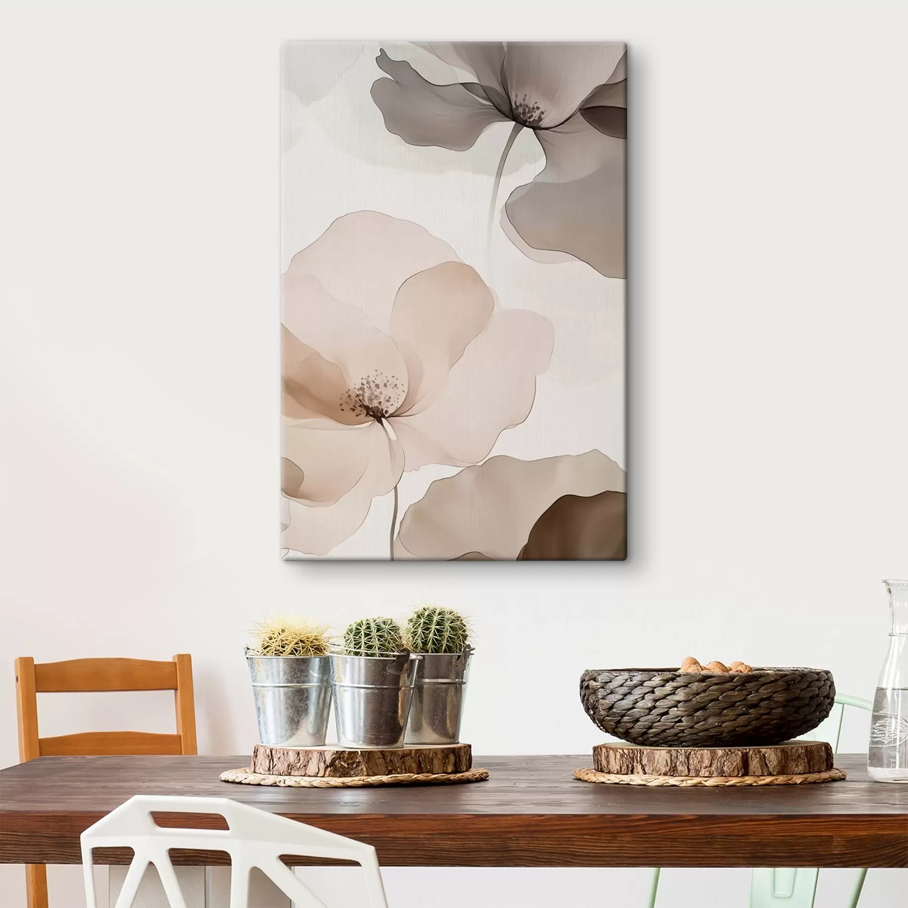 Tableau Pétales en poudre pour aquarelle s50749