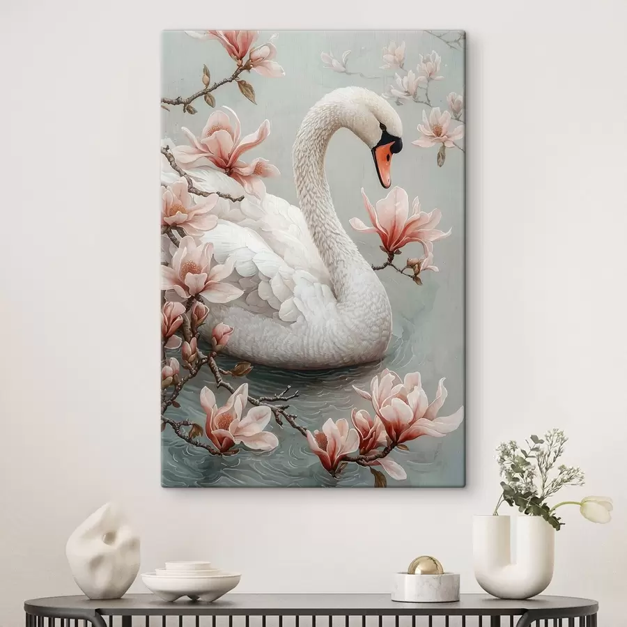 Tableau La grâce de Blanche-Neige au bord de l'eau s50754
