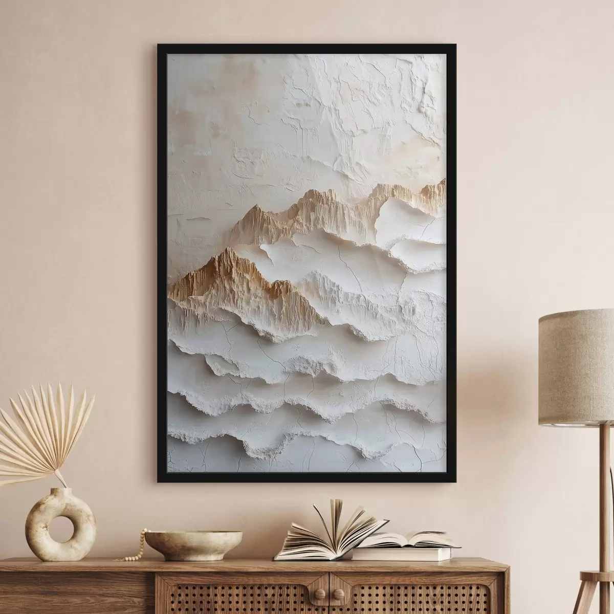 Poster Pics beiges texturés f50737