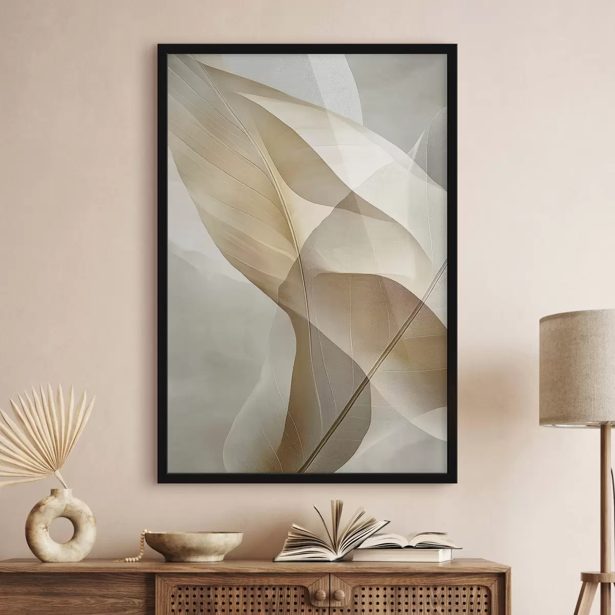 Poster Courbes de soie et d'ambre f50739