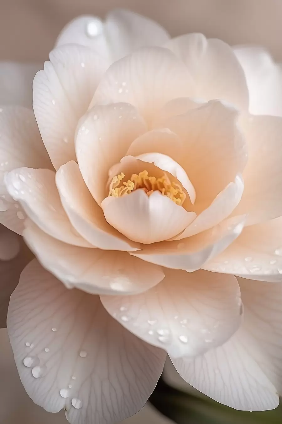 Papier peint Thé à la rose en poudre f50744