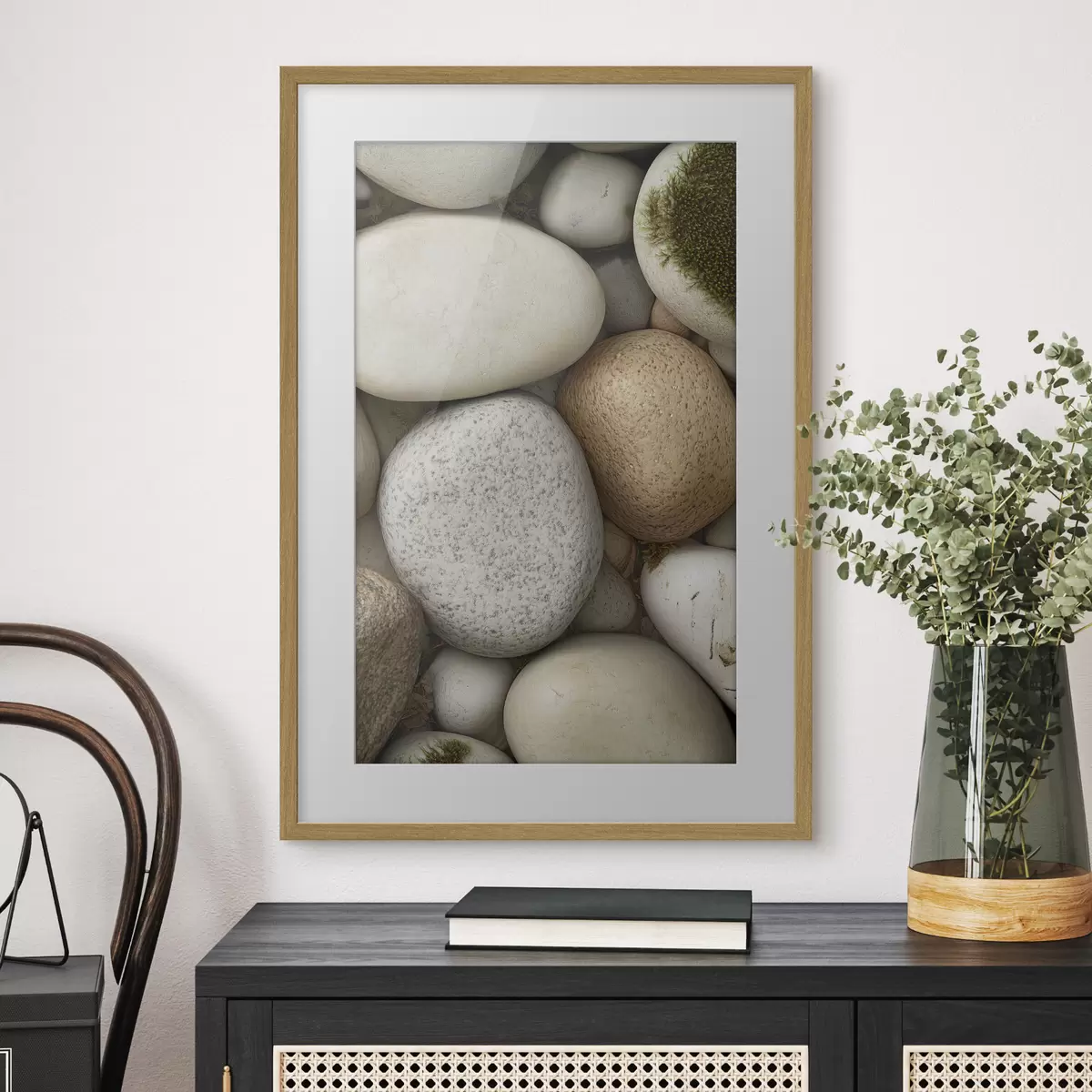 Poster Galets de mer et harmonie du spa f50759