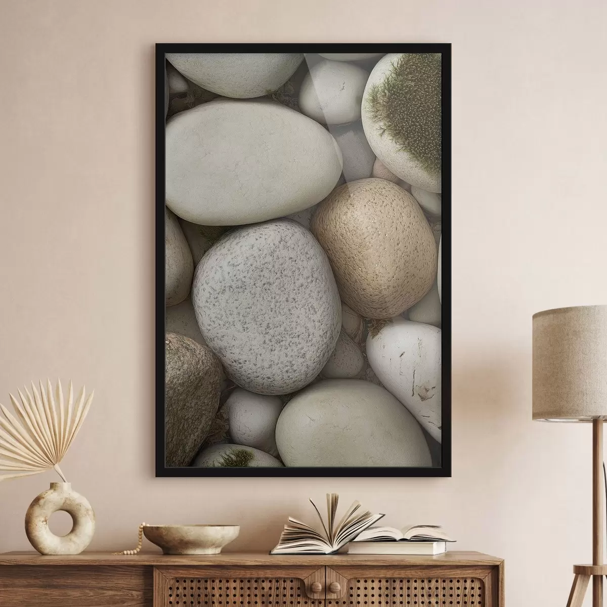 Poster Galets de mer et harmonie du spa f50759