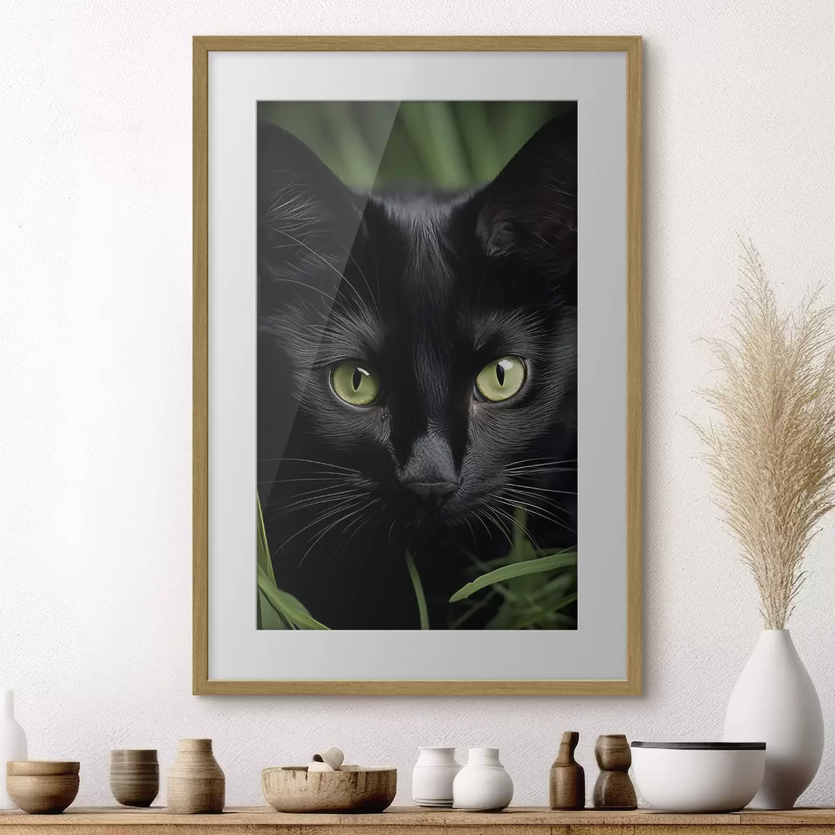 Poster Regard dans la verdure f50761