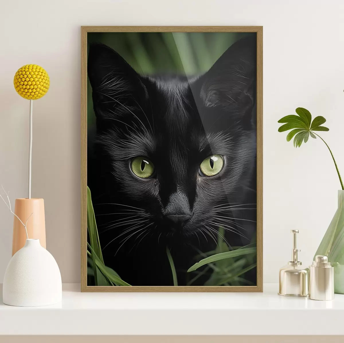 Poster Regard dans la verdure f50761