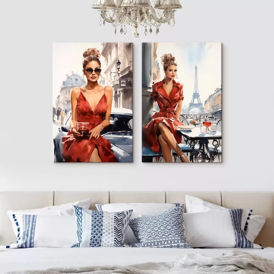 Tableau Chic et élégance parisiens m31000