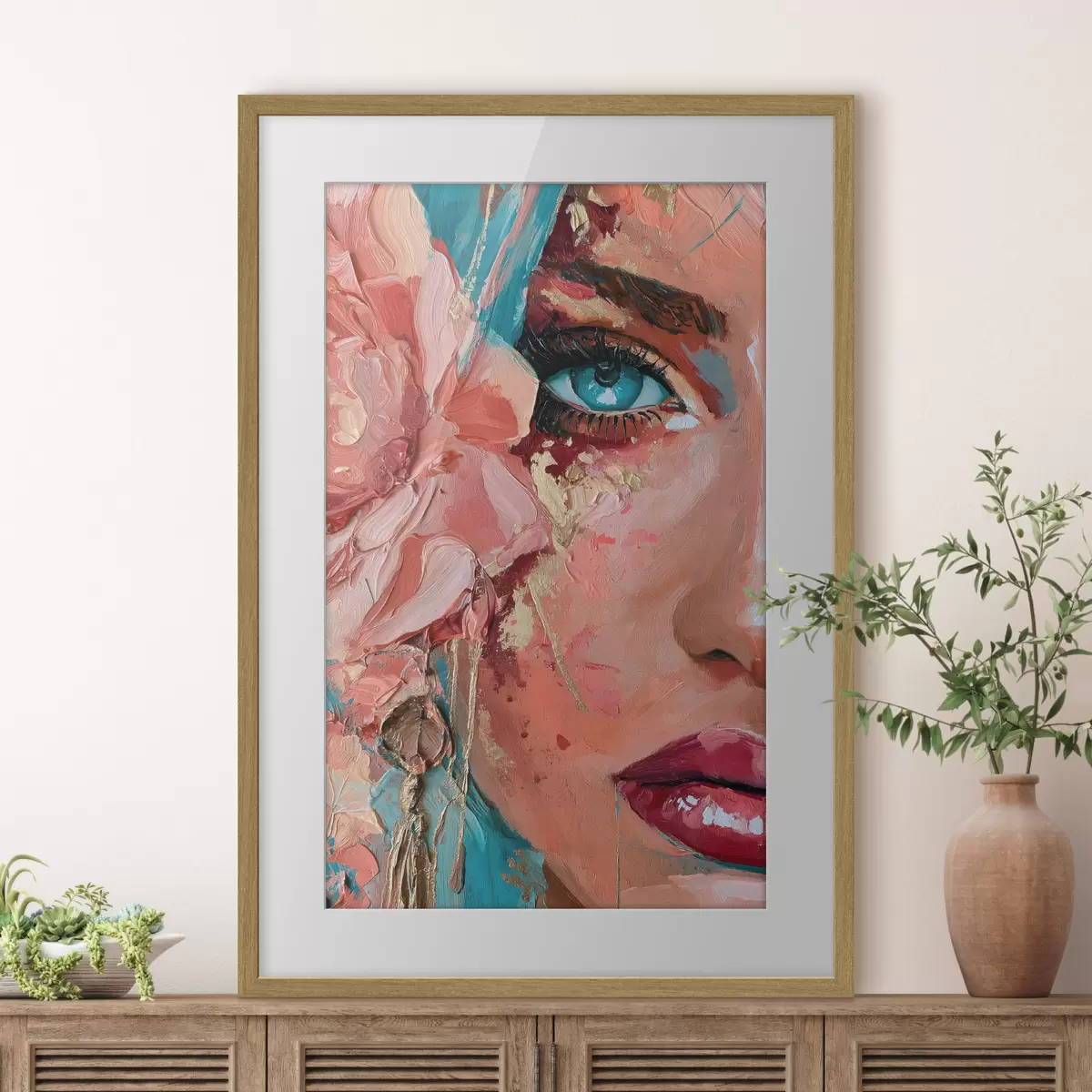 Poster Œil bleu f50895