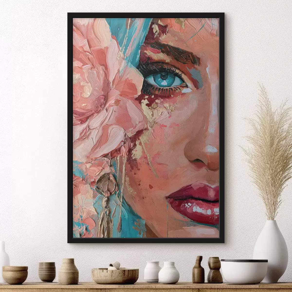 Poster Œil bleu f50895