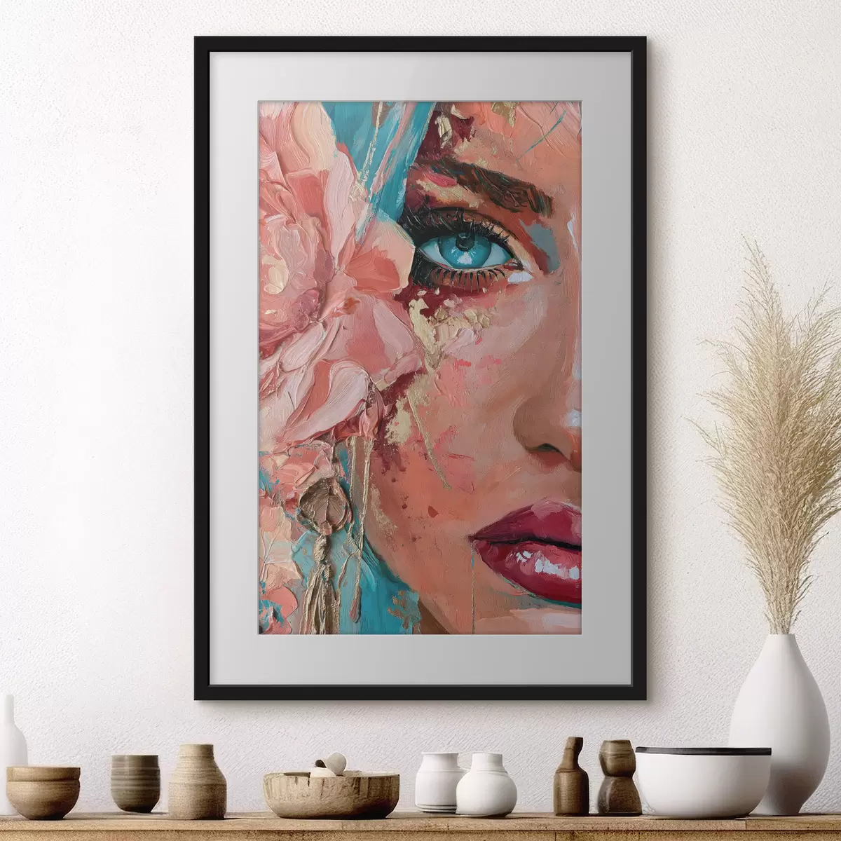 Poster Œil bleu f50895