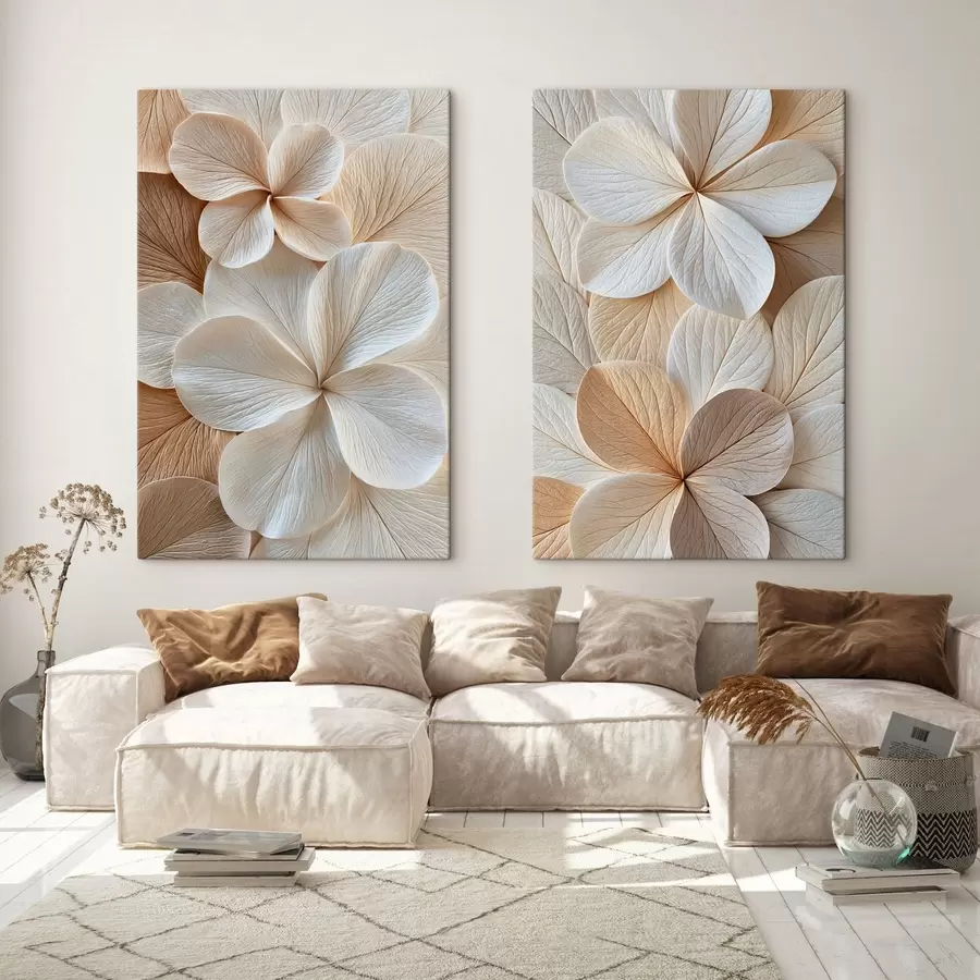Tableau Pétales de fleurs abstraits m31033