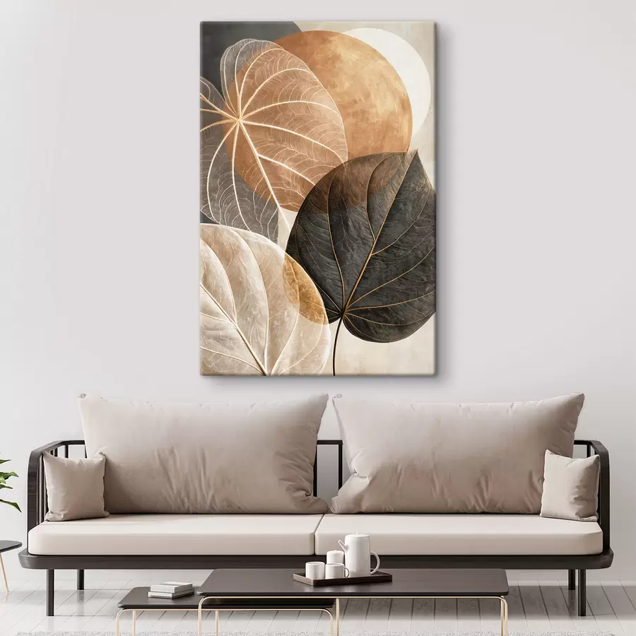 Tableau Feuilles abstraites s50718