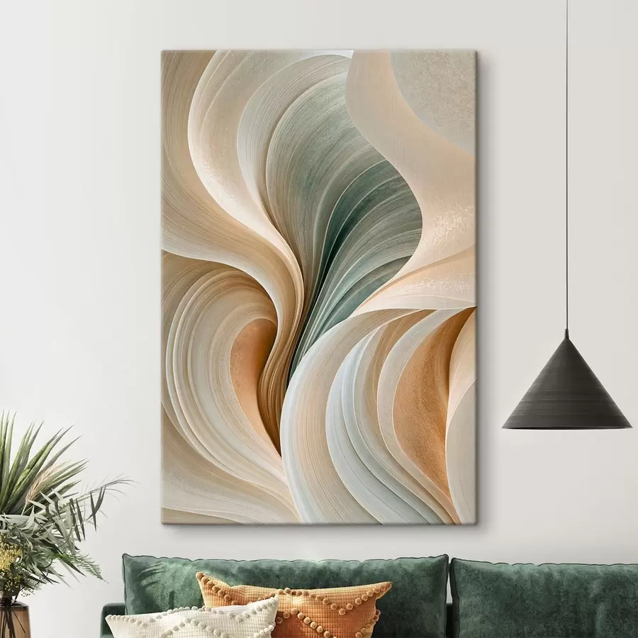 Tableau Vagues abstraites s50855