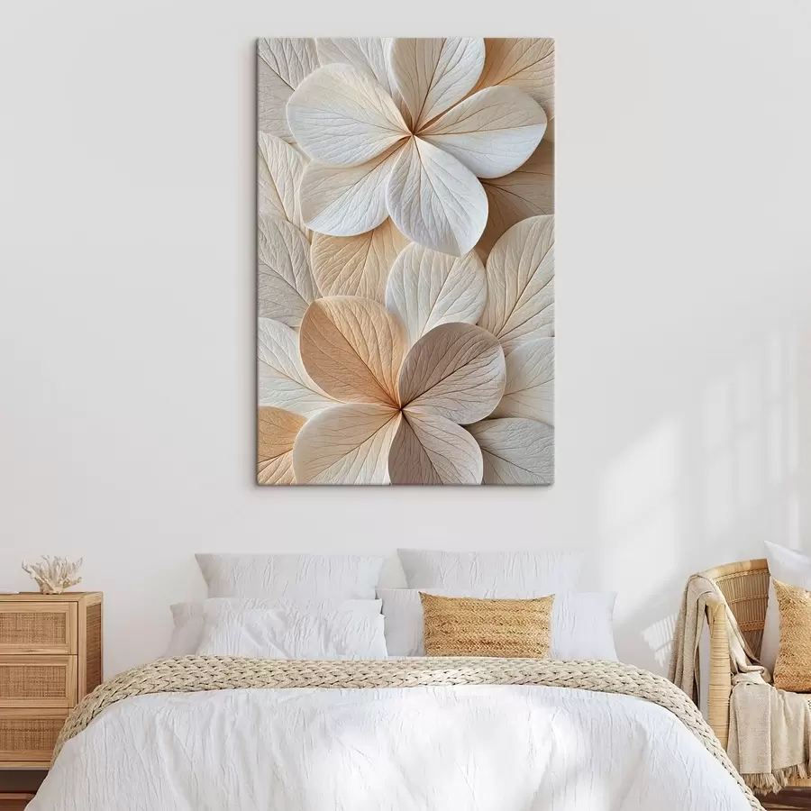 Tableau Pétales de fleurs abstraits s50858
