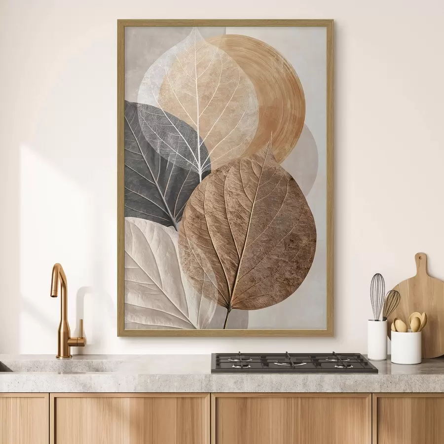 Papier peint Feuilles abstraites f50717