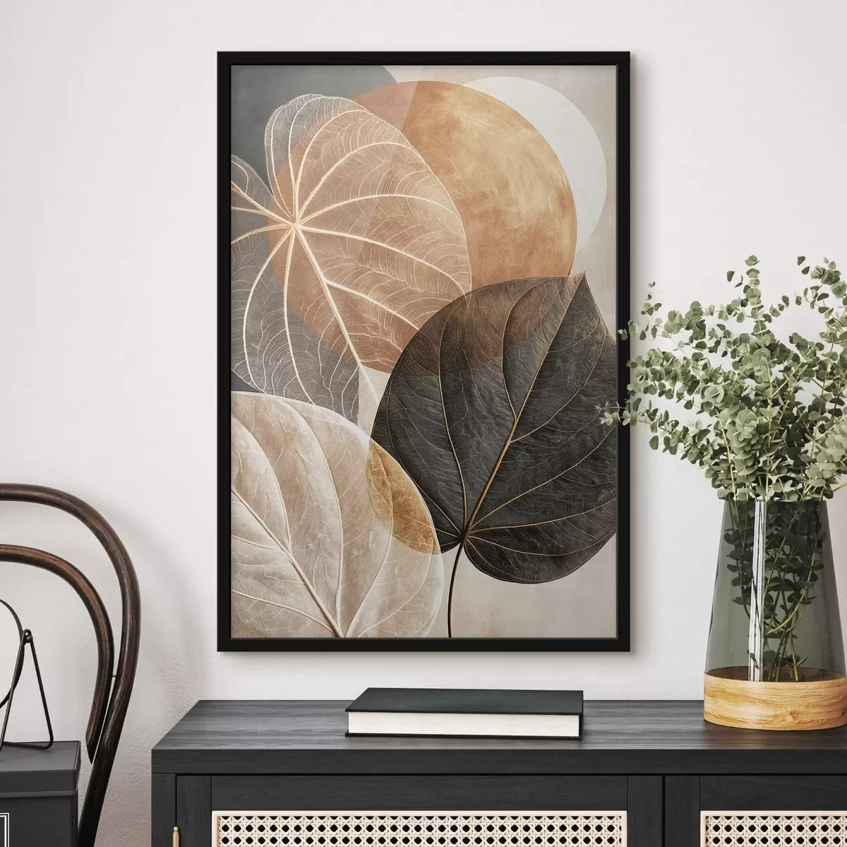 Poster Feuilles abstraites f50718