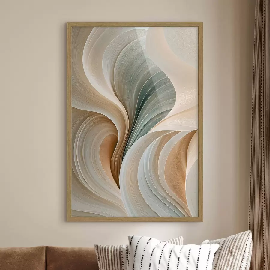 Papier peint Vagues abstraites f50855