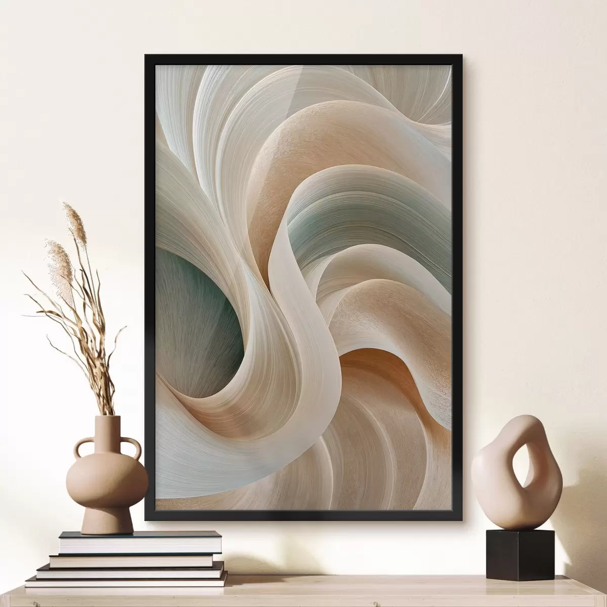 Poster Vagues abstraites et délicates f50856