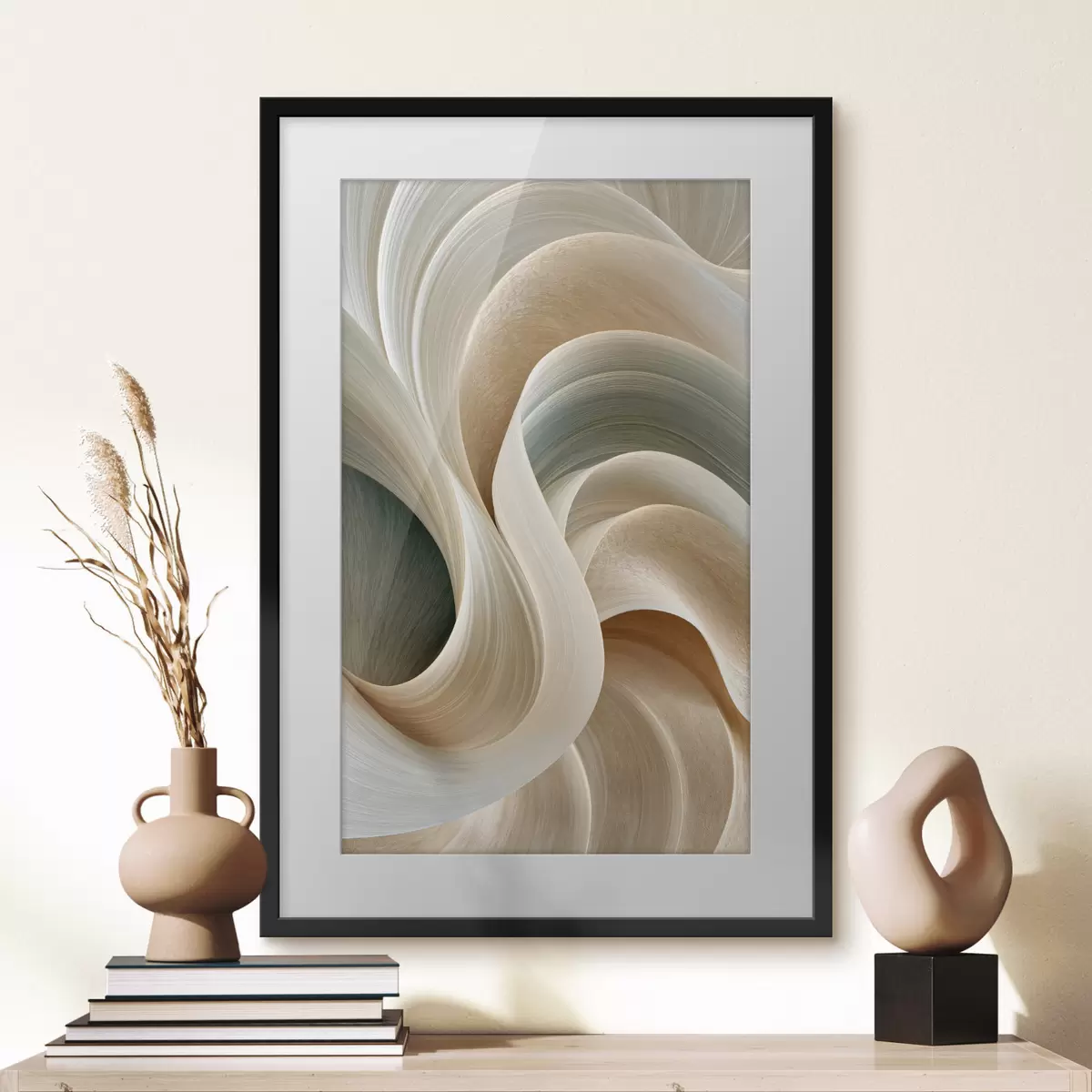 Poster Vagues abstraites et délicates f50856
