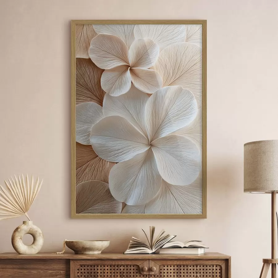 Papier peint Pétales de fleurs abstraits f50857