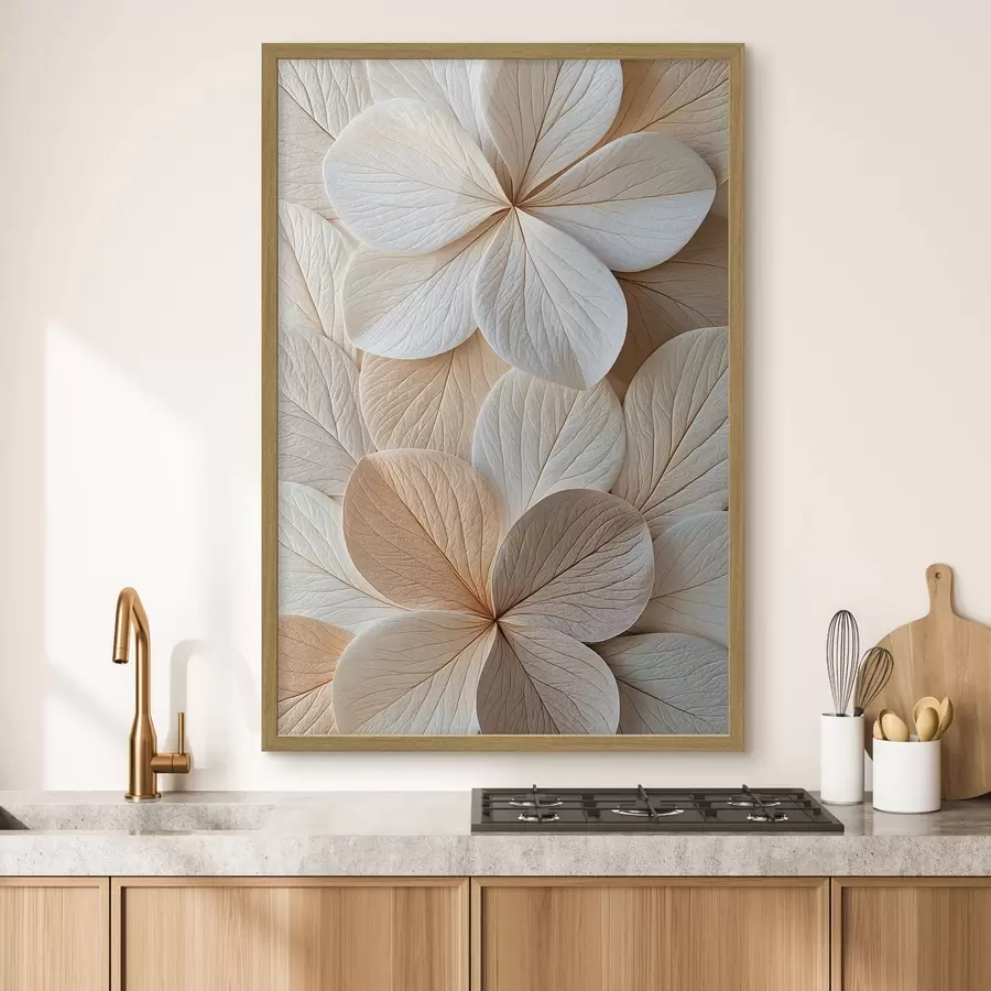 Papier peint Pétales de fleurs abstraits f50858
