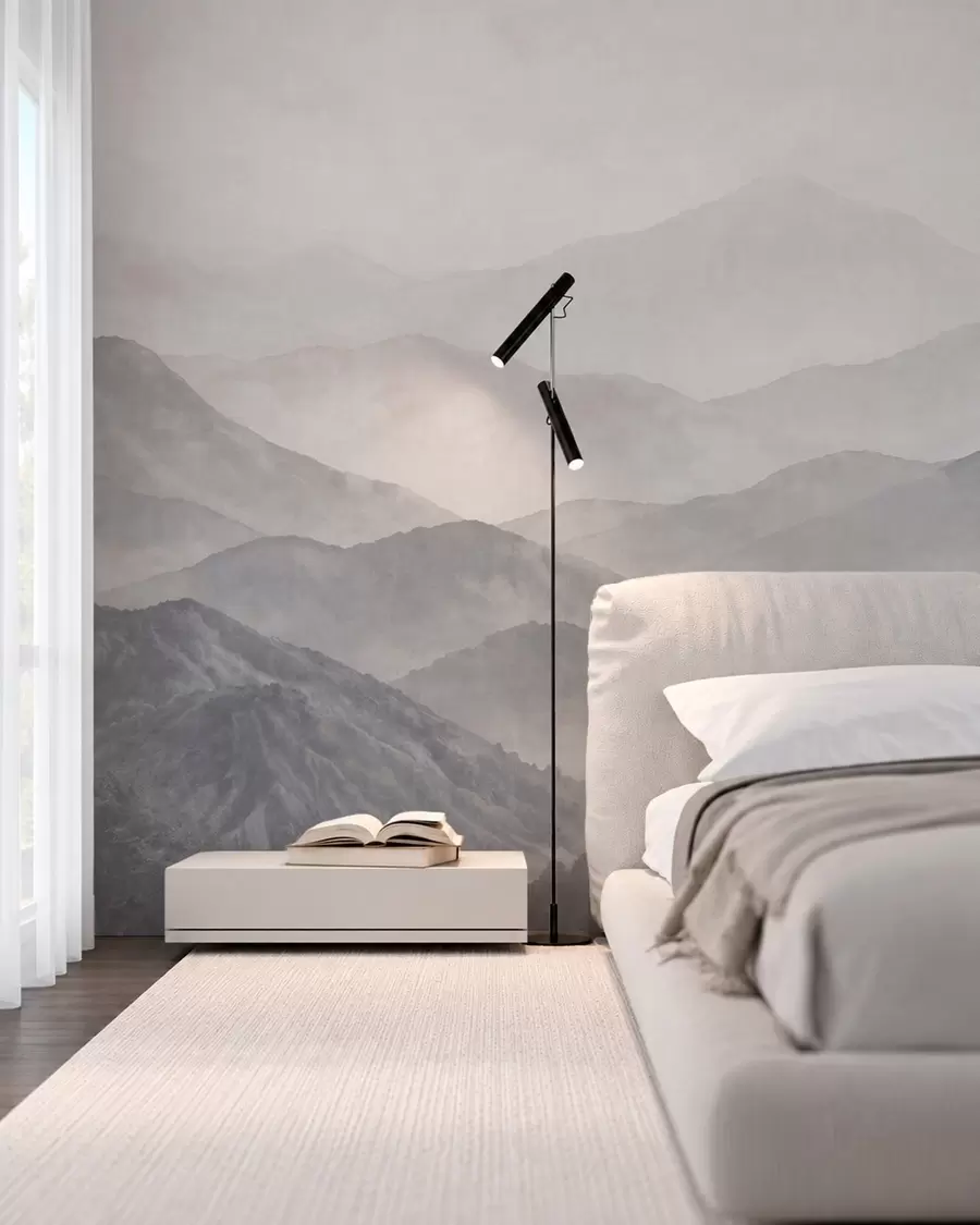Papier peint Montagnes en strates w05925