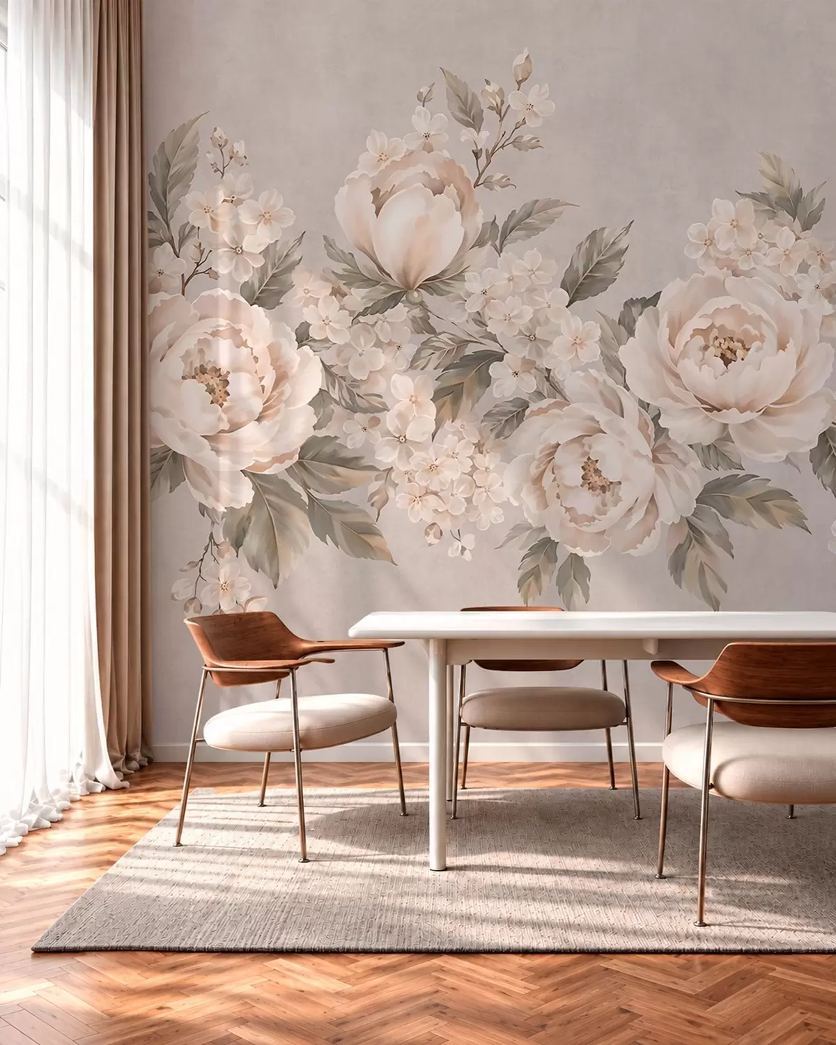Papier peint Bouquet vintage w05926