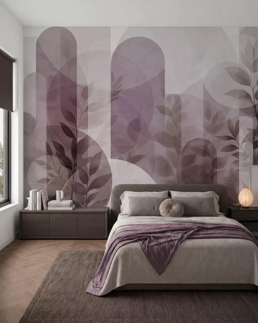 Papier peint Arches douces · Rose w10088v2