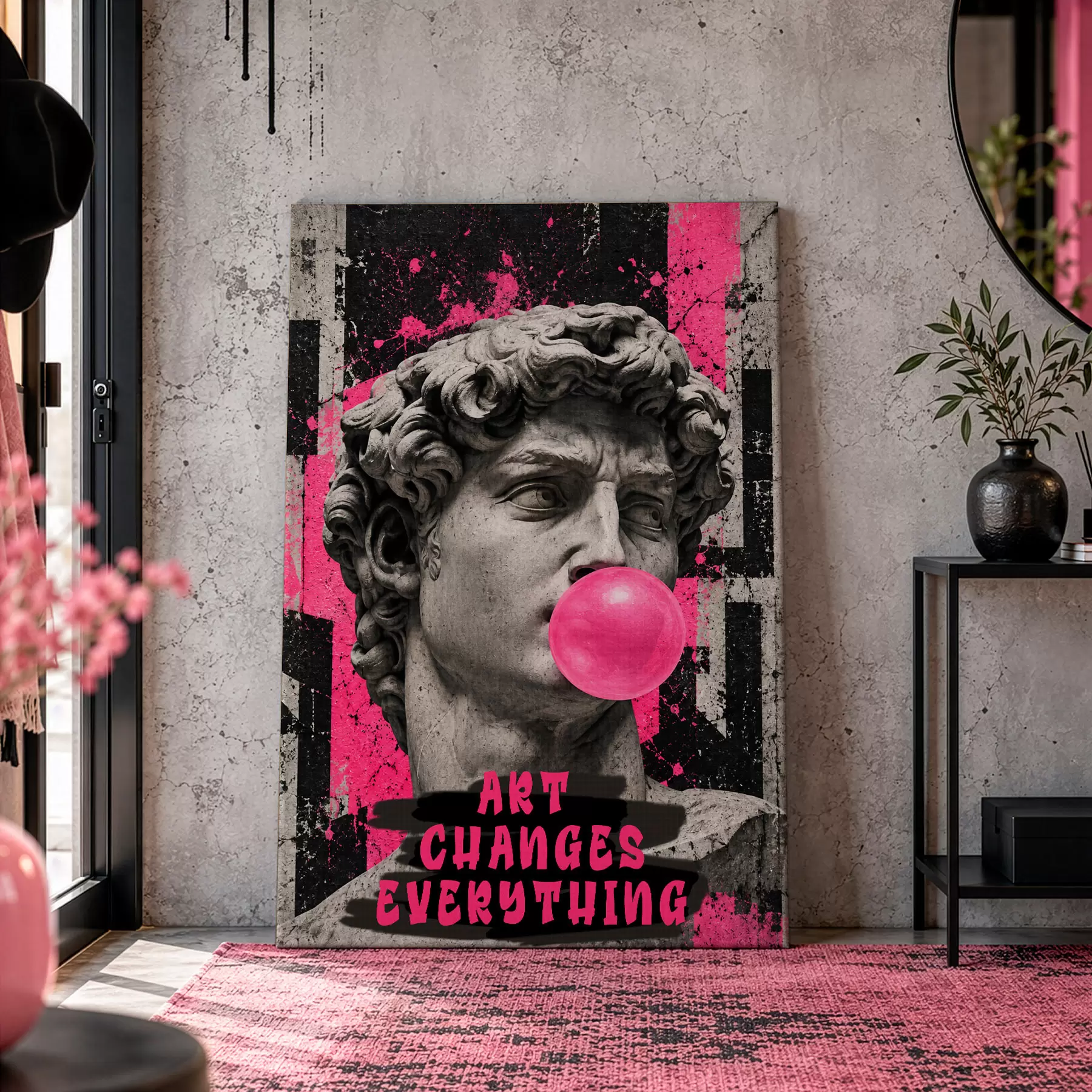 Tableau L'art change tout s50645
