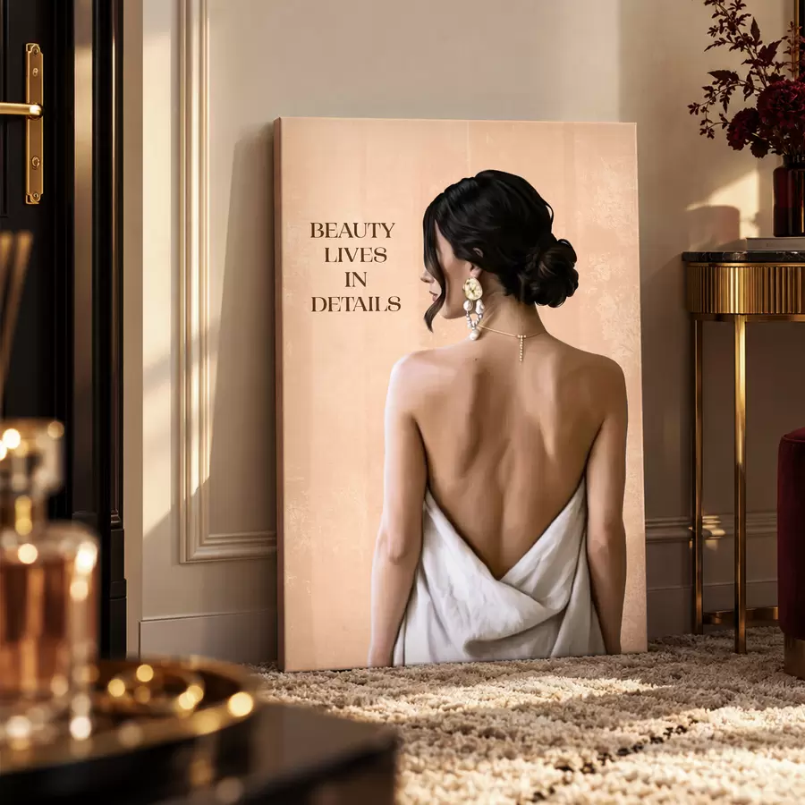 Tableau La beauté réside dans les détails s50605