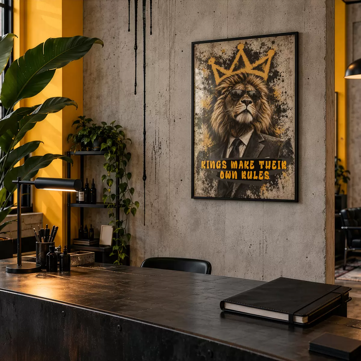 Poster Le roi de ses propres règles f50643