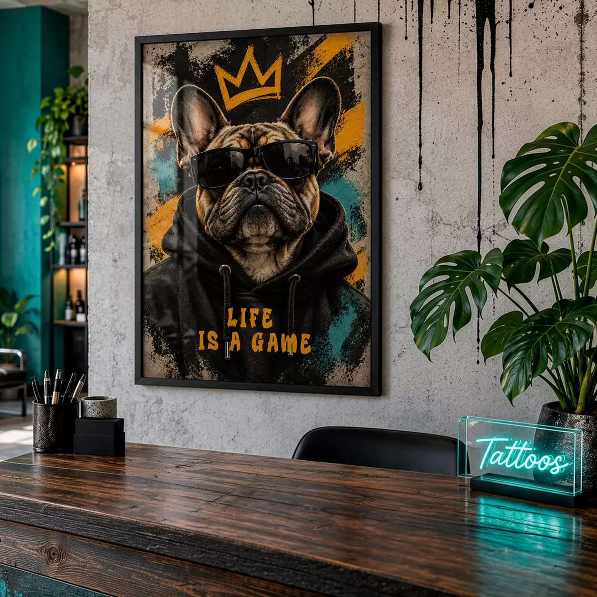 Poster Le joueur f50644