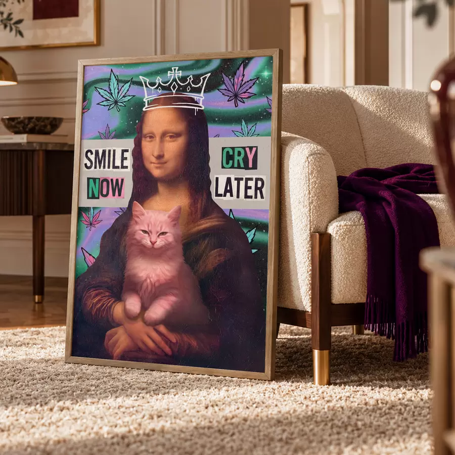 Papier peint Mona, la rebelle f50650