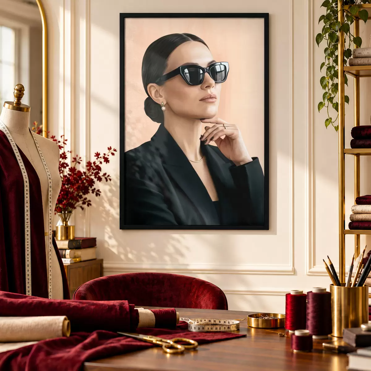 Poster Une femme au style raffiné f50604