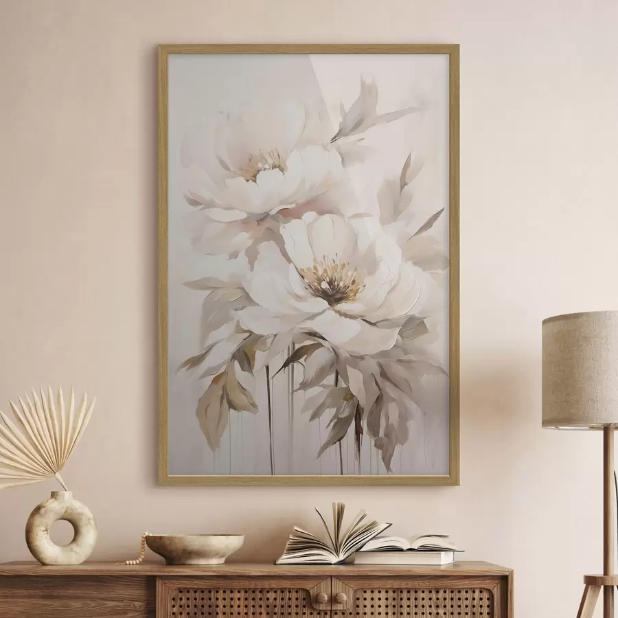 Papier peint Une fleur gracieuse aux tons pastel f50911