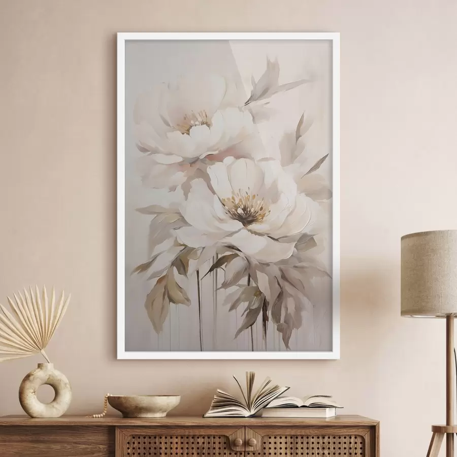 Papier peint Une fleur gracieuse aux tons pastel f50911