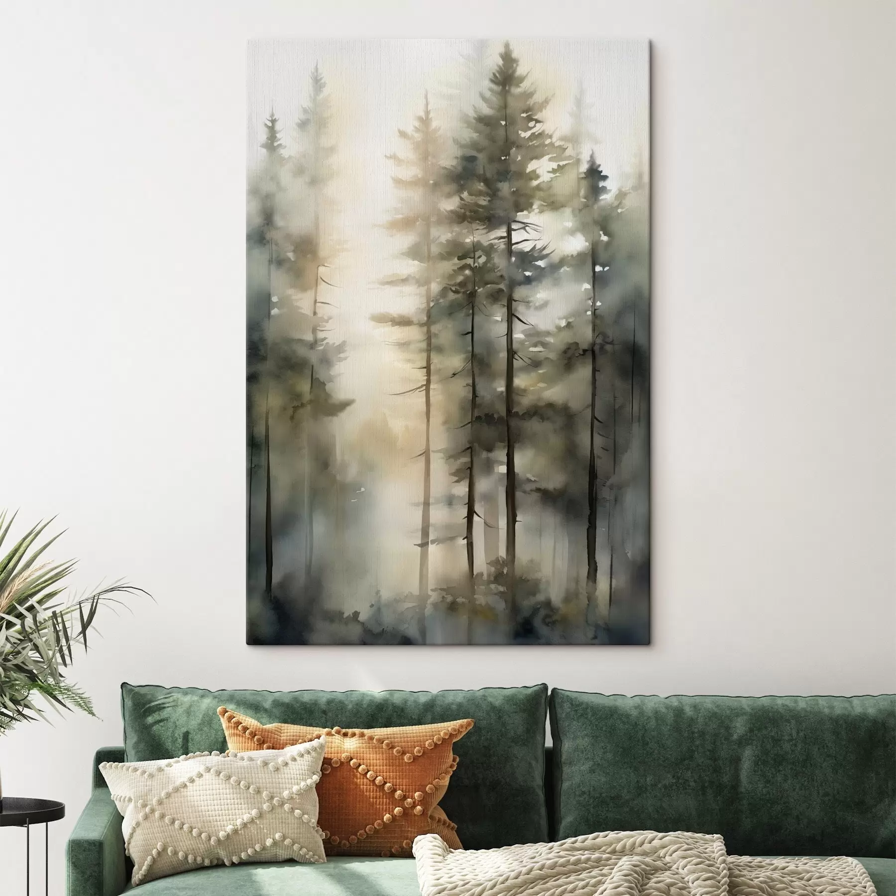 Tableau Forêt et caresse s50947