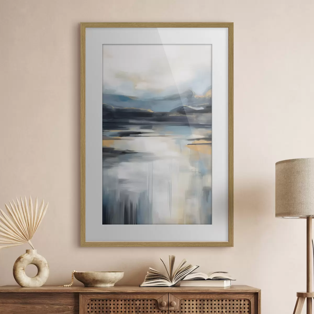 Poster Lointain bleu f50946