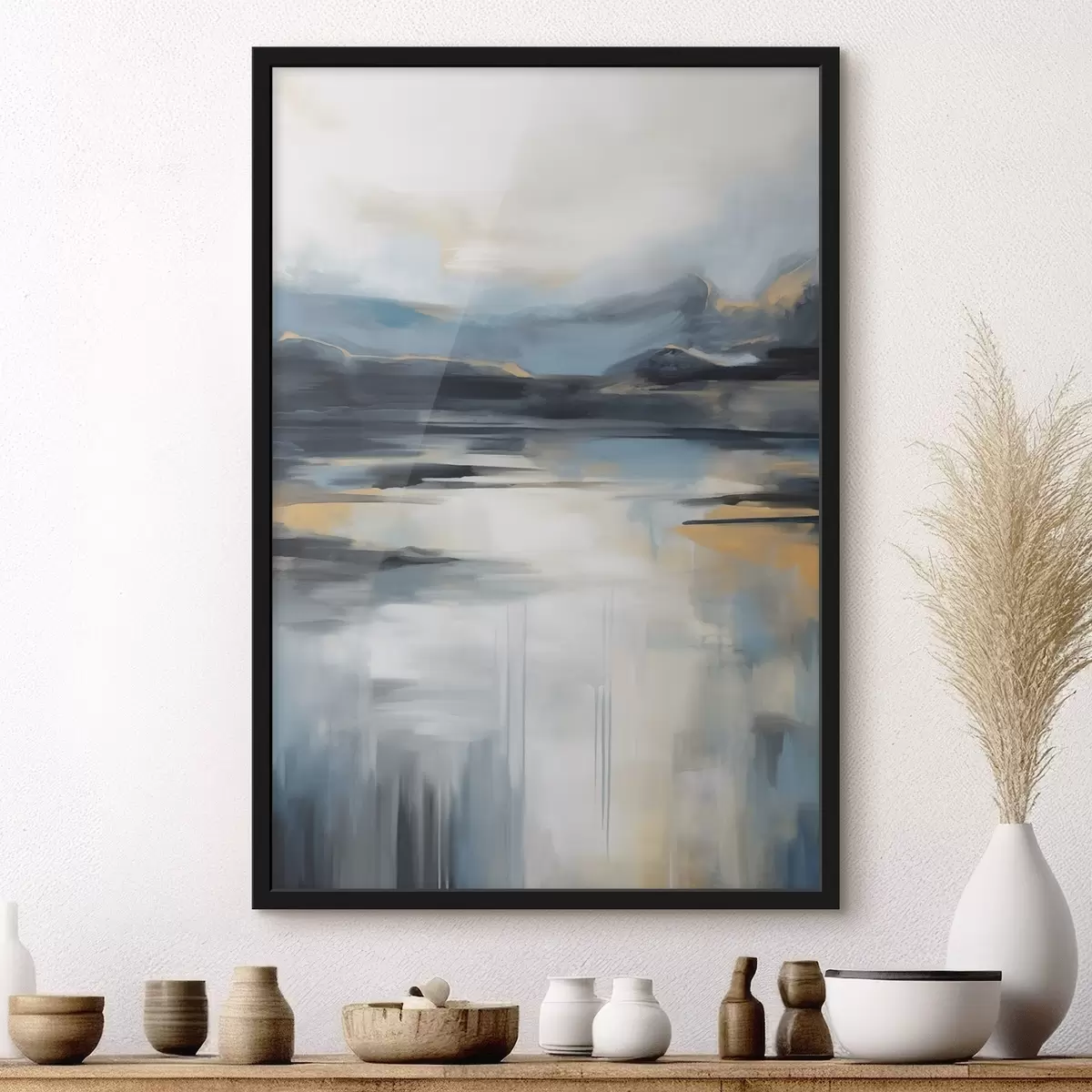 Poster Lointain bleu f50946