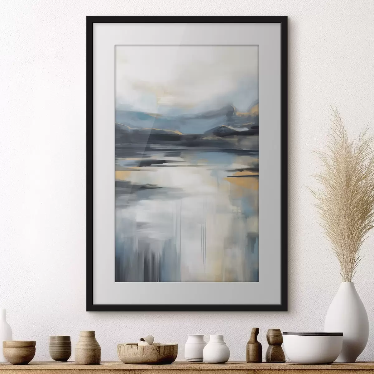 Poster Lointain bleu f50946