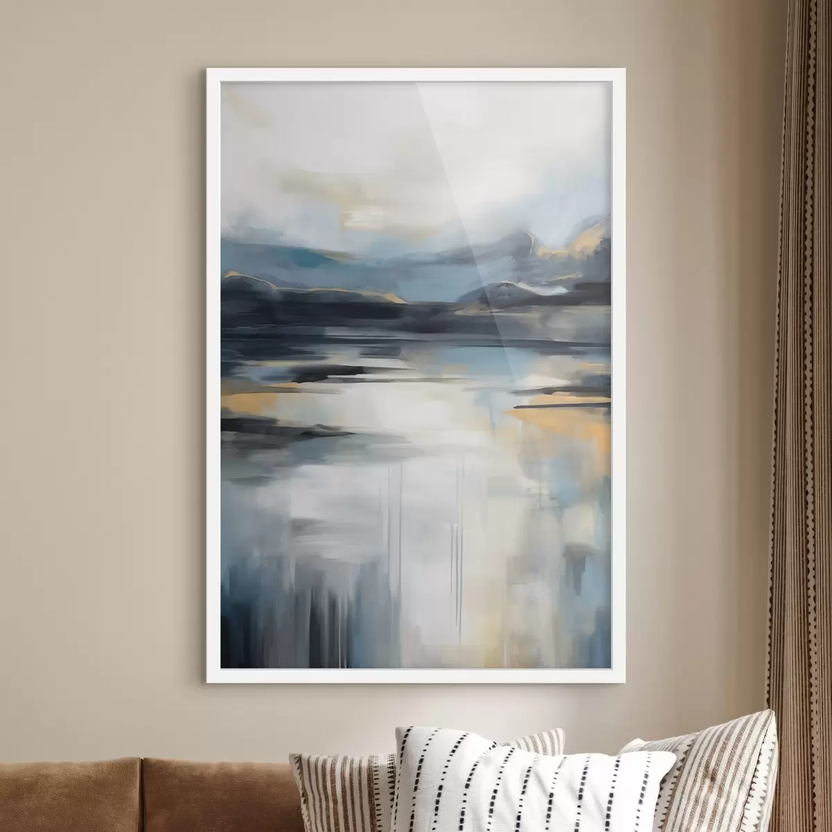 Poster Lointain bleu f50946