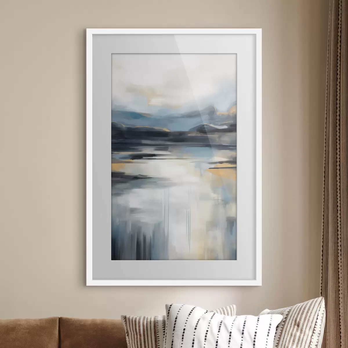 Poster Lointain bleu f50946