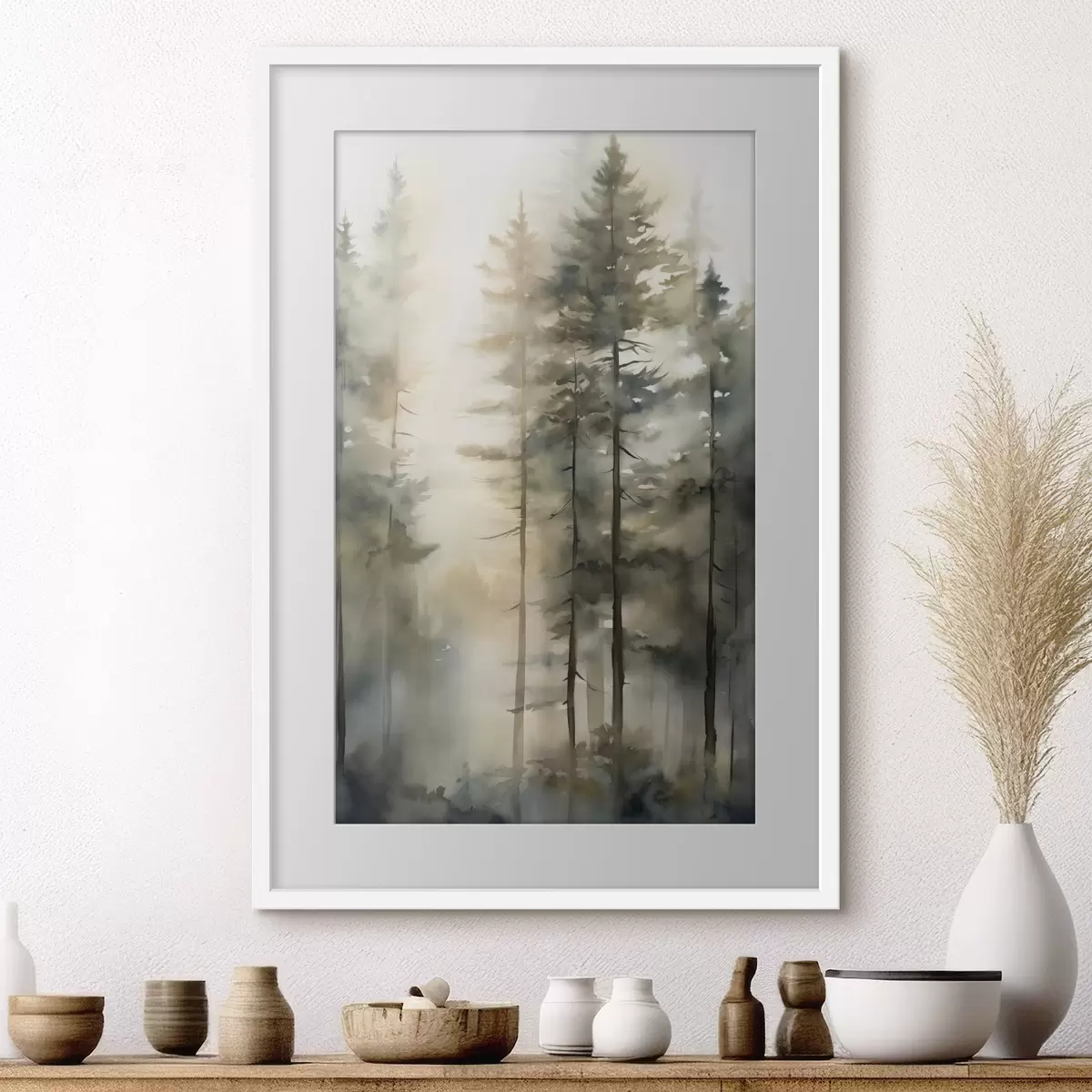 Poster Forêt et caresse f50947