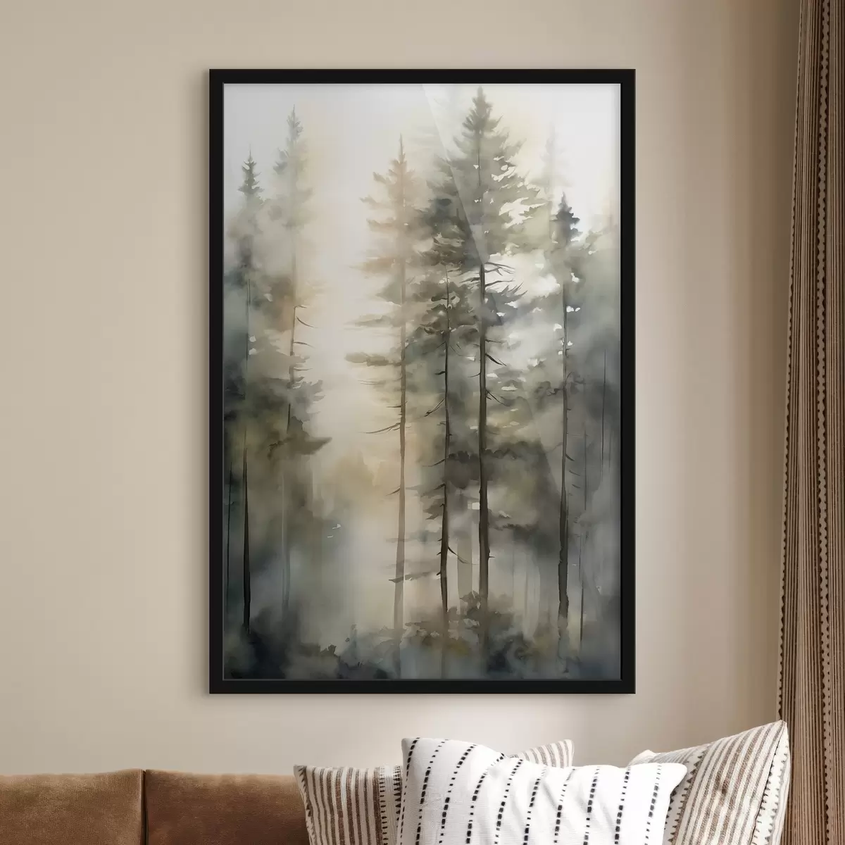 Poster Forêt et caresse f50947