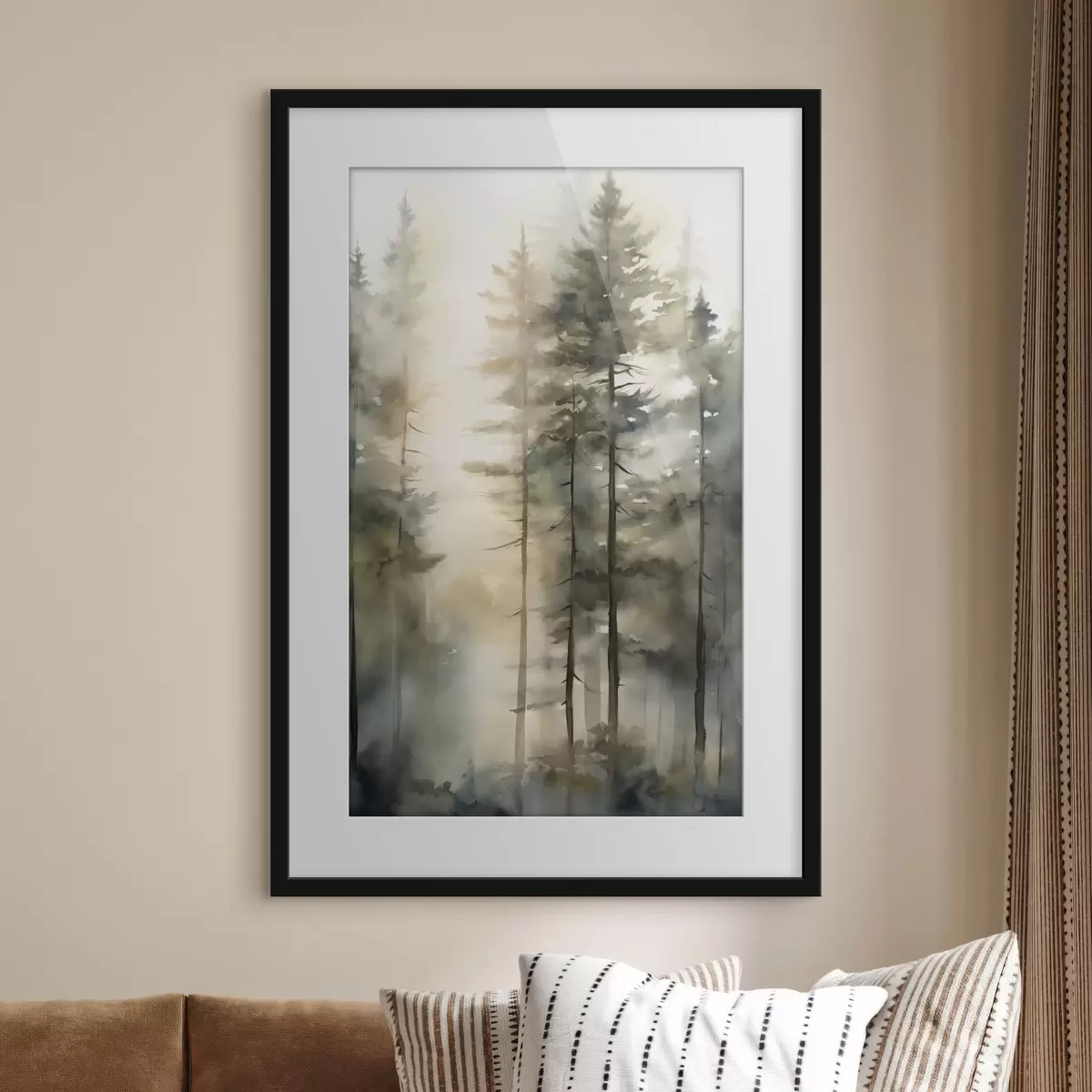 Poster Forêt et caresse f50947