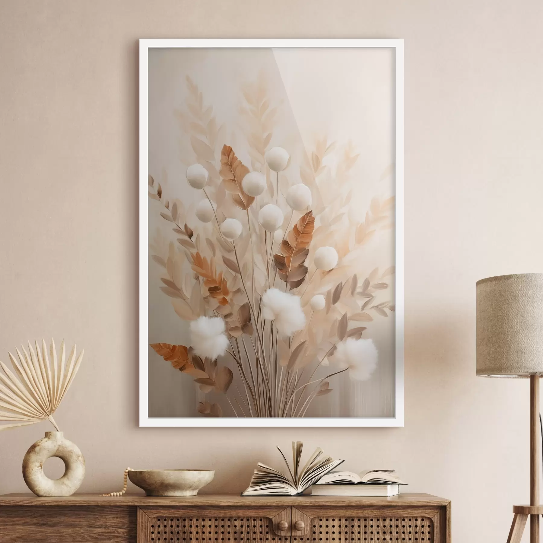 Papier peint L’automne touche les fleurs f50951