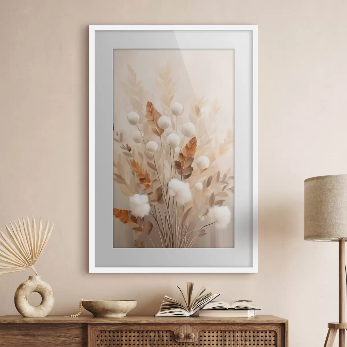 Poster L’automne touche les fleurs f50951