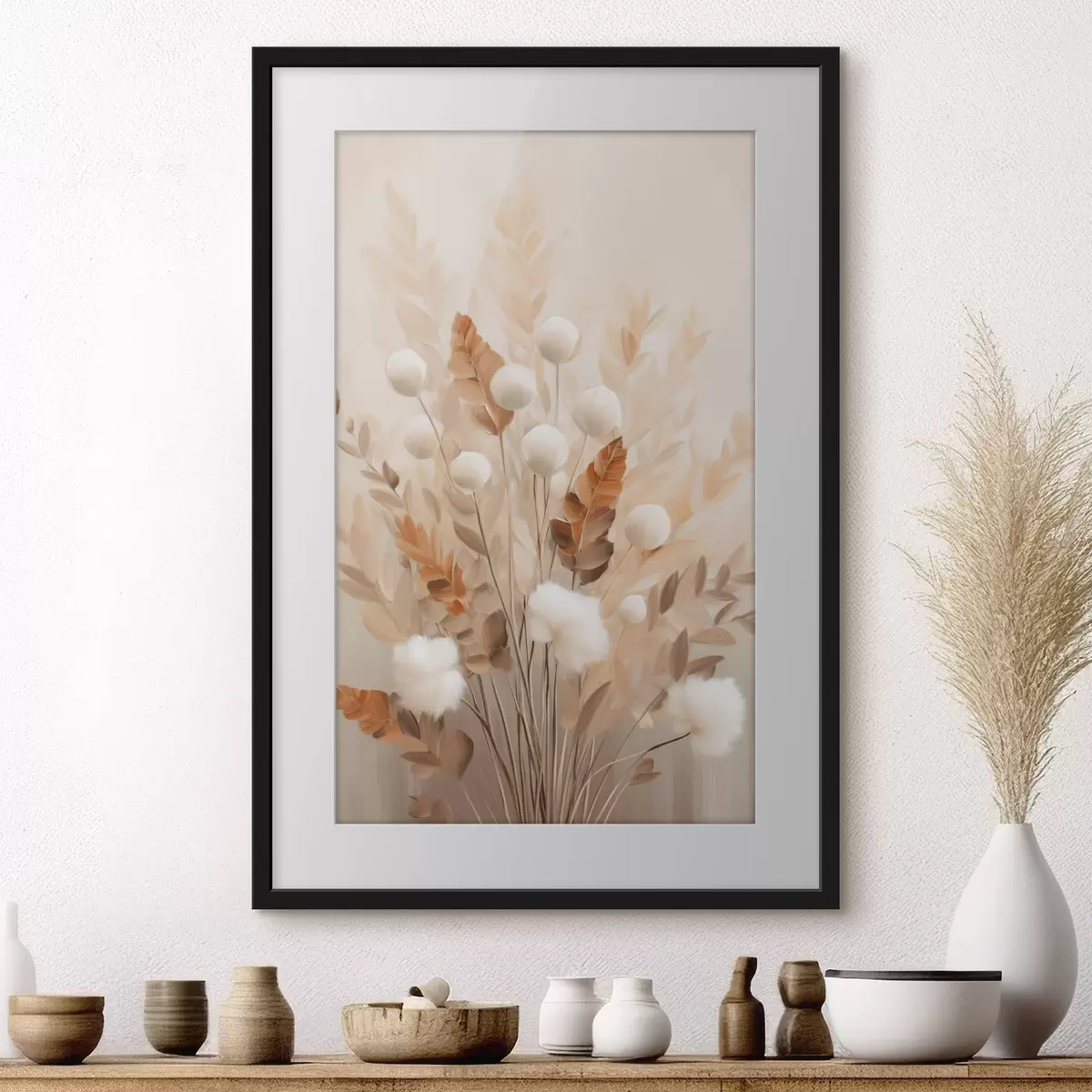 Poster L’automne touche les fleurs f50951