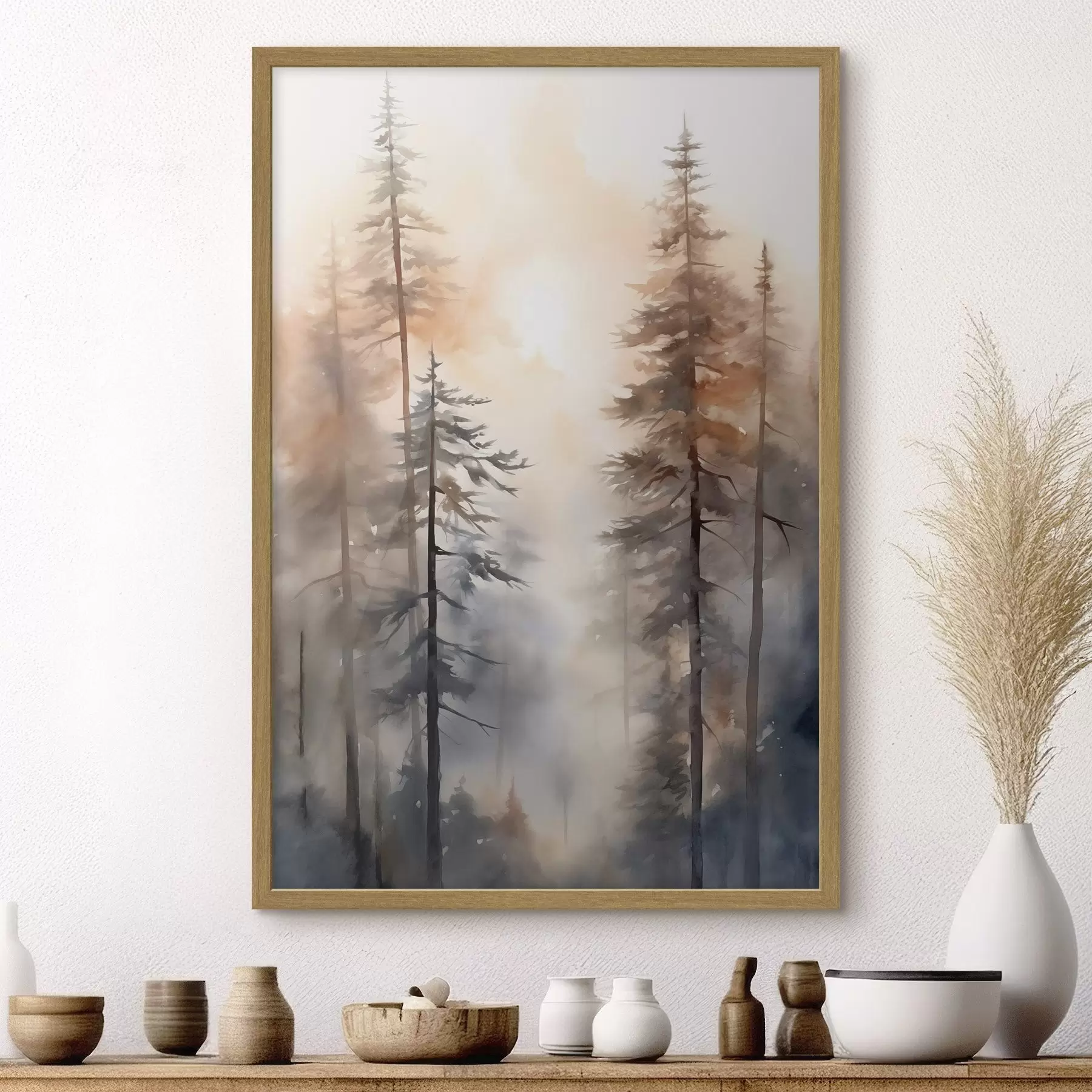 Papier peint Forêt et amour f50960
