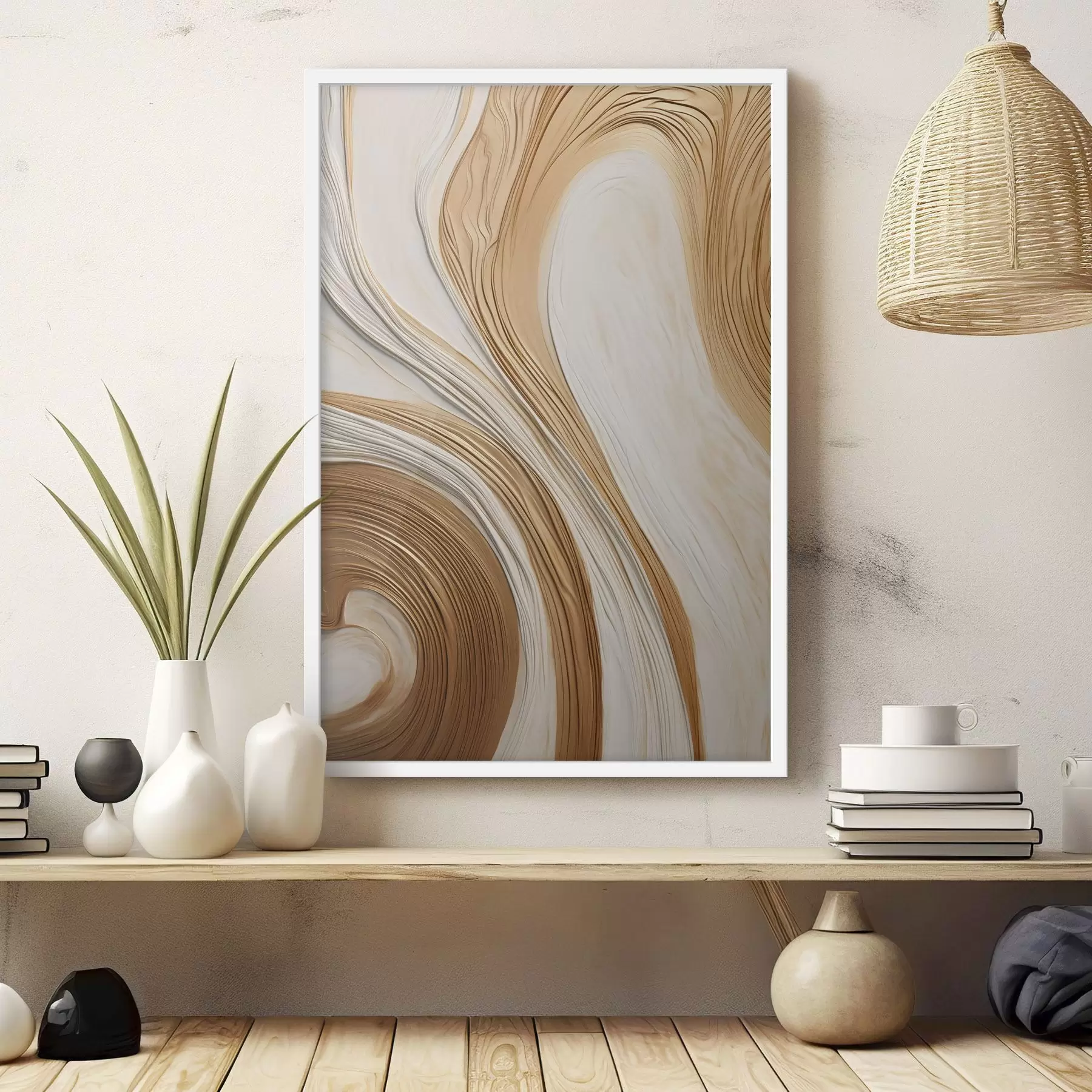 Papier peint Lignes dans le tourbillon f50961