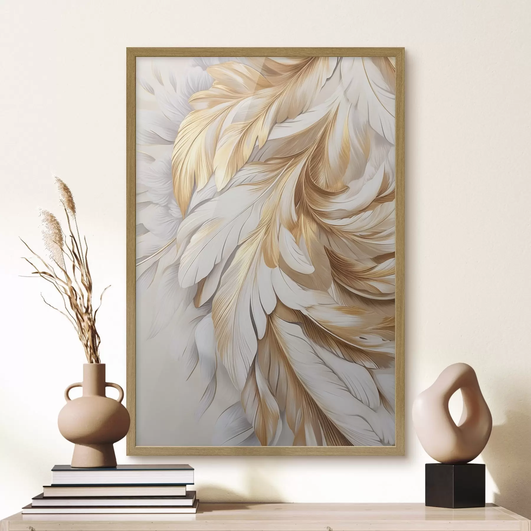 Papier peint Plumes et toucher f50969